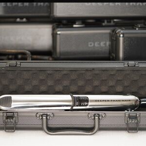 Deeper than Hair titanium flat irons with carrying case